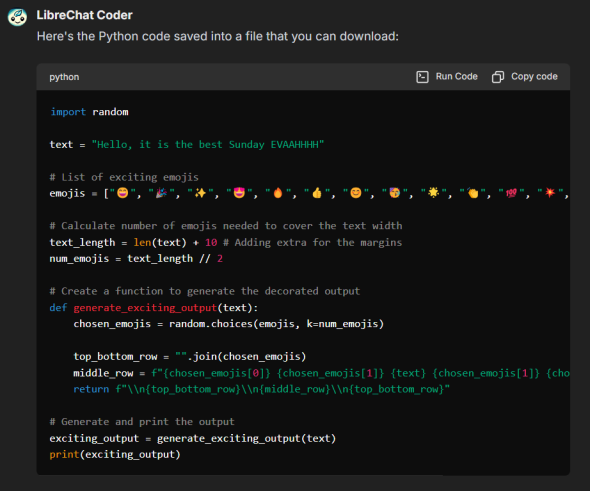 Librechat推出Code Interpreter API，开启商业化服务 - 前沿快讯 - LINUX DO