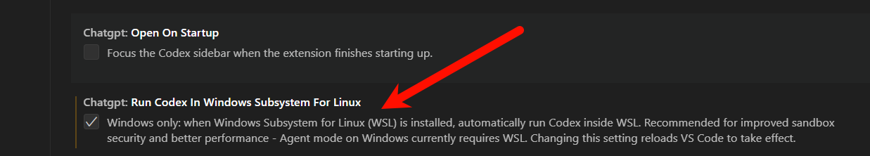 codex插件最新版支持中文，且windows端新增在WSL中运行选项 - 开发调优 - LINUX DO