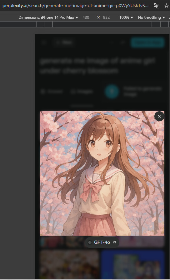 perplexity惊现4o原生图片生成？(GPT Image 1) - 前沿快讯 - LINUX DO