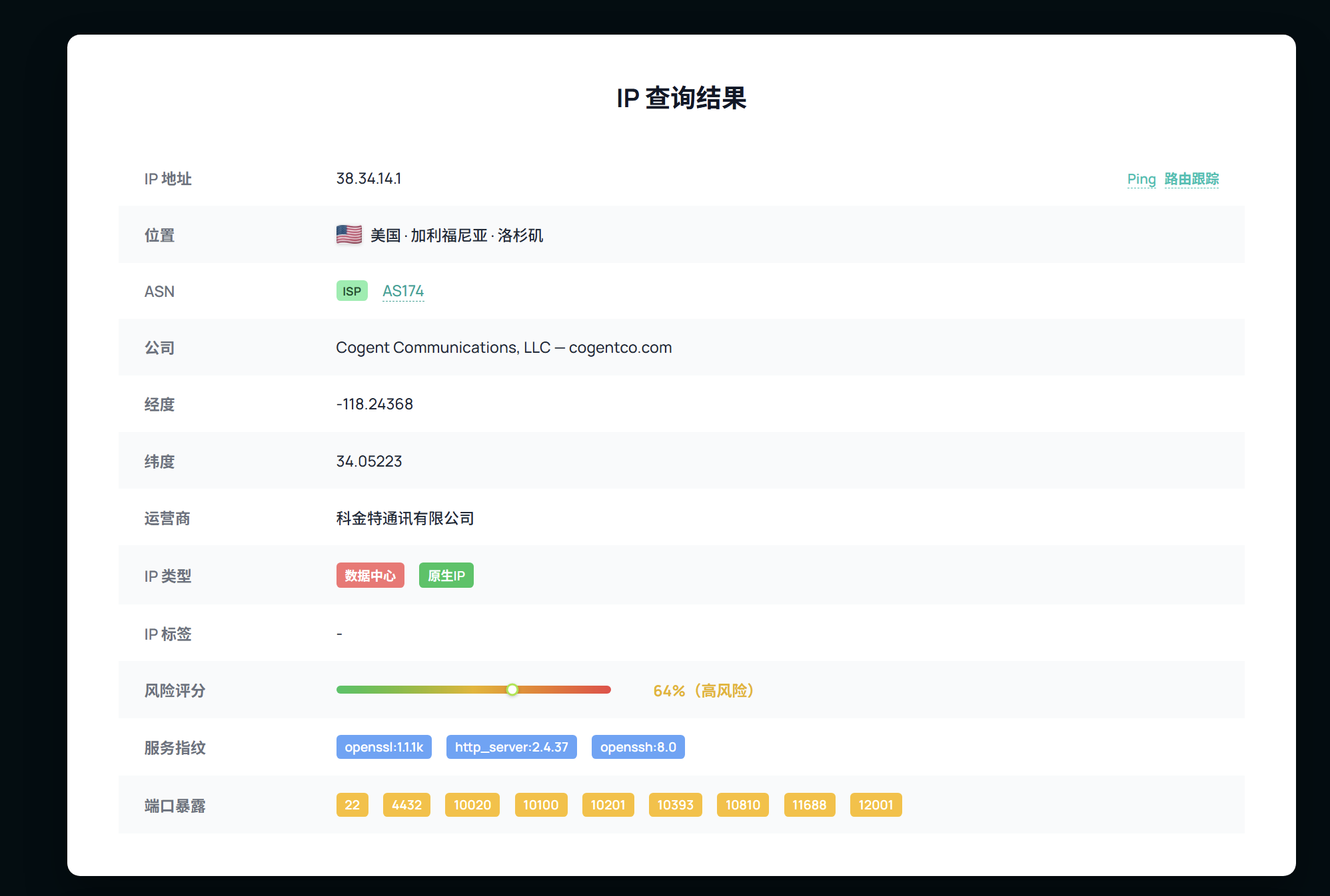 Ping0检测ip变化真是太快了 👍 90，来自 Fluorineovo 搞七捻三 Linux Do 