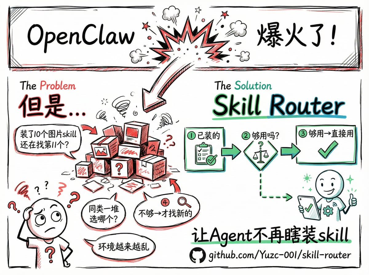 第三个作品：Skill Router，管理 Agent 的 skill 选择（已更新至0.5版本） - 文档共建 - LINUX DO