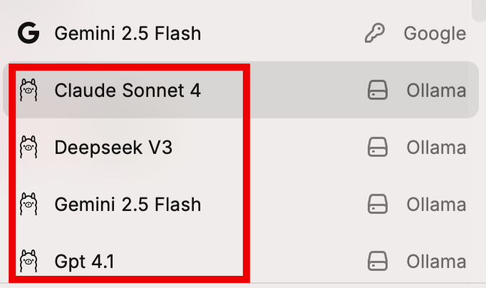 Raycast 自定义 api key 和自定义 ollama 使用任意模型 - 搞七捻三 - LINUX DO