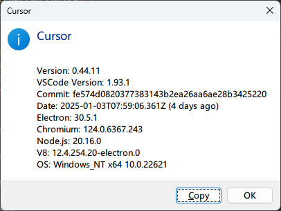 佬们目前用的 cursor 版本是多少呀 - 开发调优 - LINUX DO