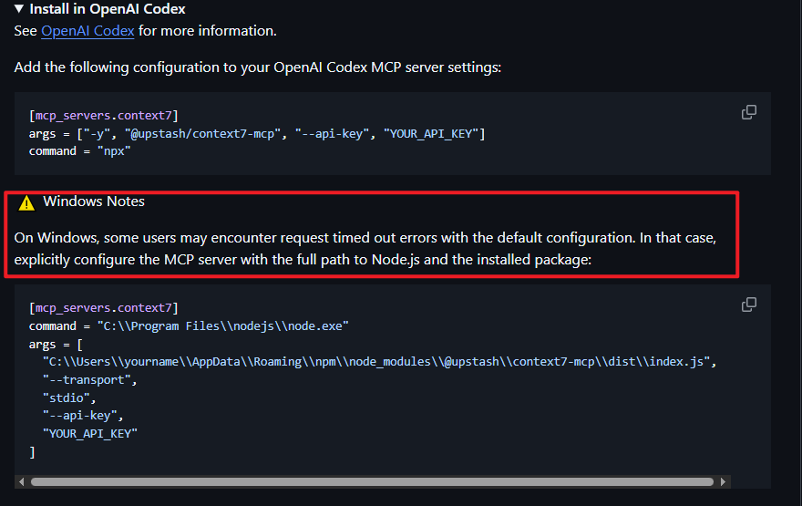 windows Codex mcp error toml格式修复 附提示词 - 开发调优 - LINUX DO