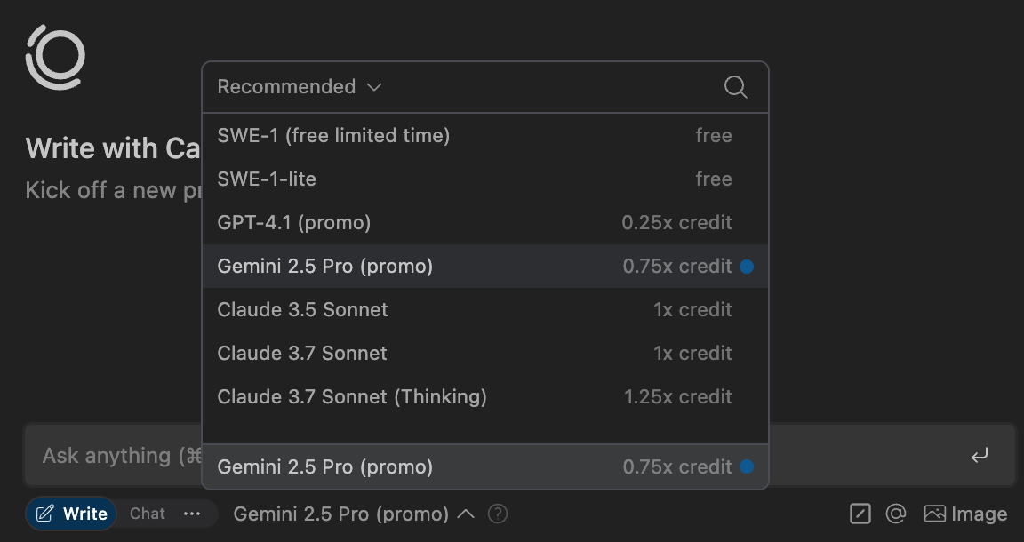 一觉起来白嫖 Windsurf 只剩下免费模型和推广了 - 开发调优 - LINUX DO