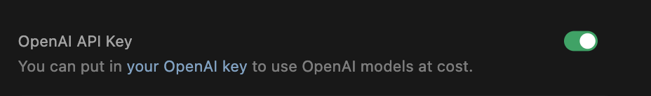 【已解决】Cursor “OpenAi api Key” 开关会自动关闭是什么原因 - 搞七捻三 - LINUX DO