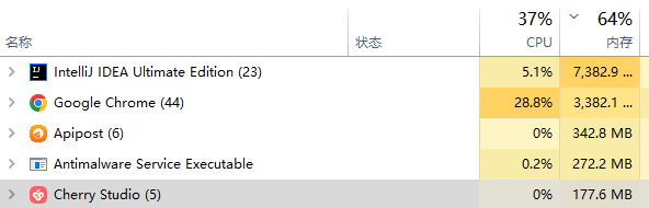 cherry studio内存占用很高 - 搞七捻三 - LINUX DO