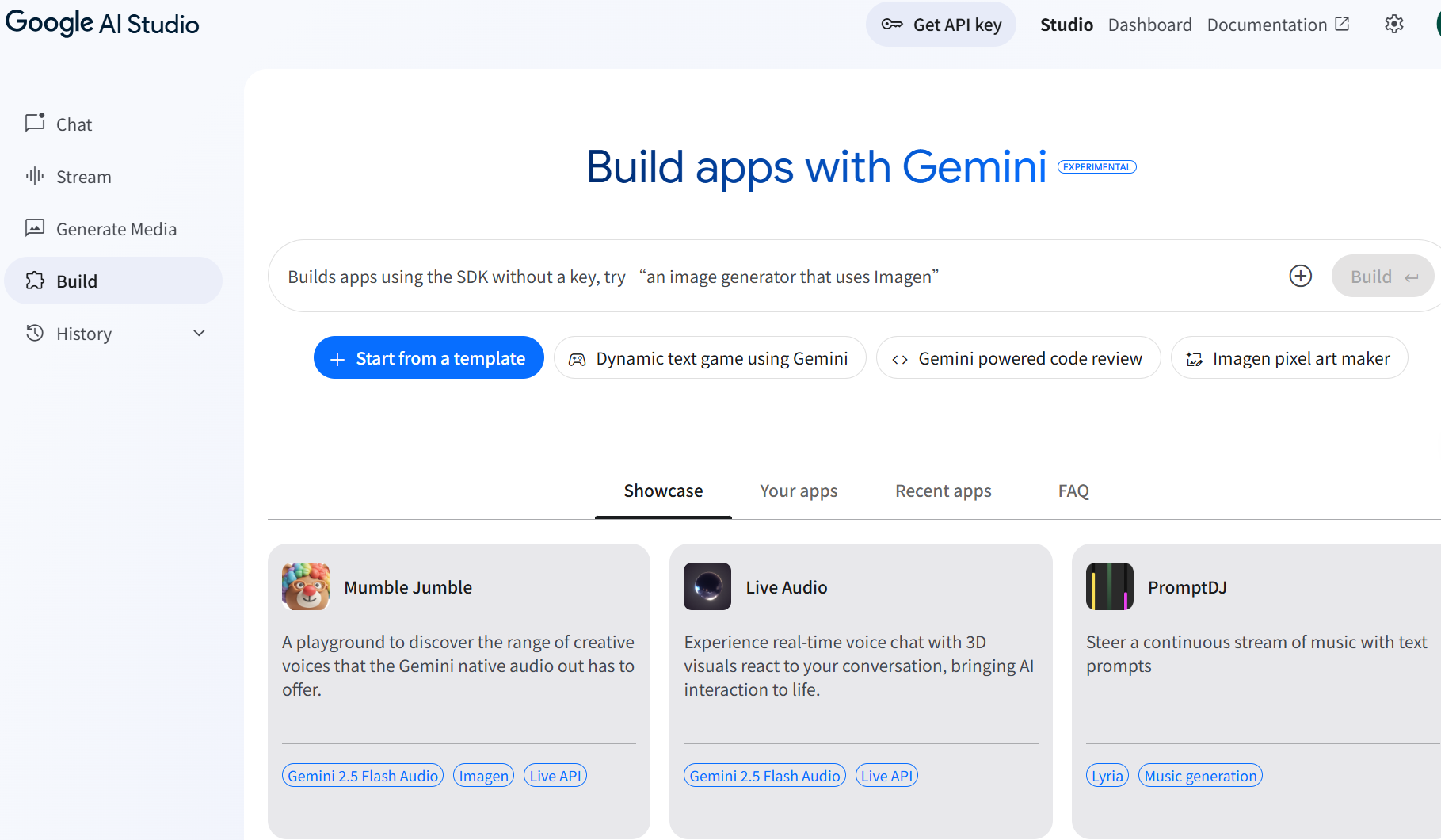 Google AI Studio增加了build按钮，相当于免费的cursor! - 前沿快讯 - LINUX DO