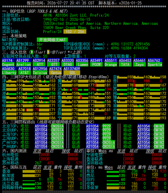 VMISS 美国LAX-TRI产品 复测：性能+IP质量+三网优化 = 个人轻量单品 - 开发调优 - LINUX DO
