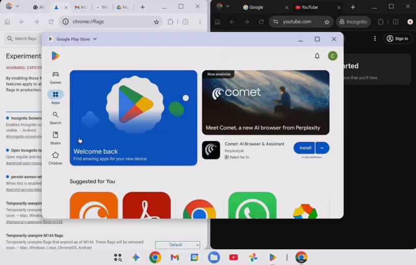 Android 完整桌面界面在Chromium 问题追踪器上意外泄露 〖转』 - 前沿快讯 - LINUX DO