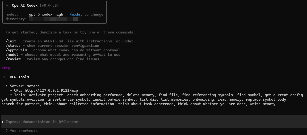 Codex CLI 使用 Streamable-HTTP 连接 Serena MCP - 资源荟萃 - LINUX DO