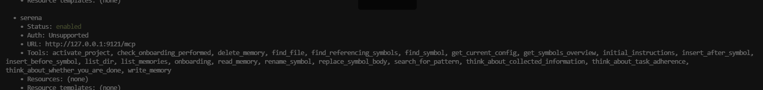 Codex CLI 使用 Streamable-HTTP 连接 Serena MCP - 资源荟萃 - LINUX DO