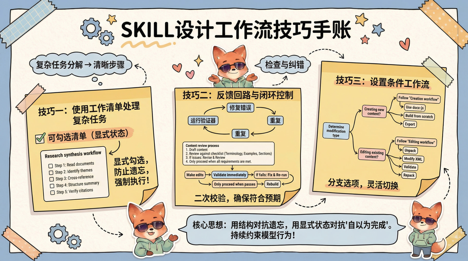 【SKILL的最佳实践】让你的SKILL工作流变得更好的三个技巧以及两种模式 - 开发调优 - LINUX DO