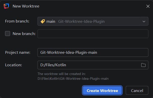 做了一个 IntelliJ IDEA 的 Git Worktree 插件 - 开发调优 - LINUX DO