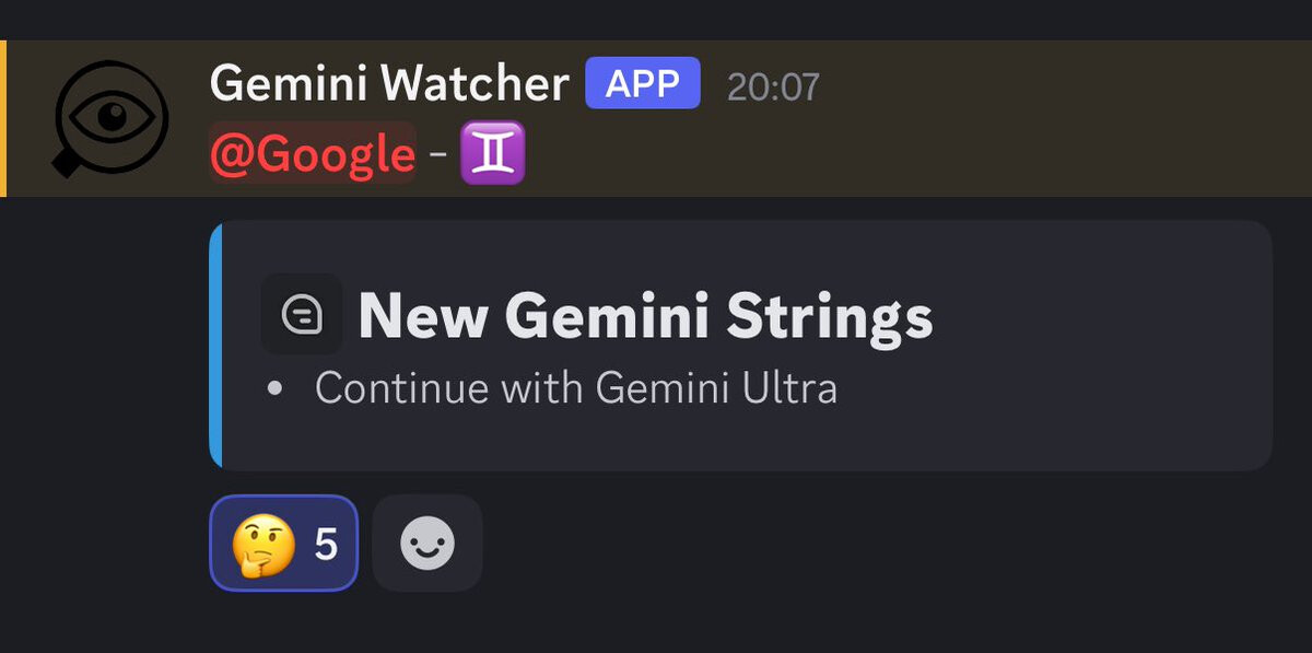 Gemini Ultra 可能要发布了 - 前沿快讯 - LINUX DO