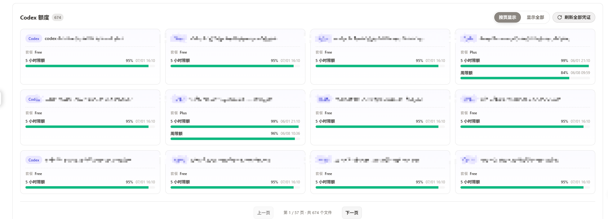 Codex free 账号疑似改成月刷新额度了，测试下来月额度与之前的周额度基本差不多！ - 前沿快讯 - LINUX DO