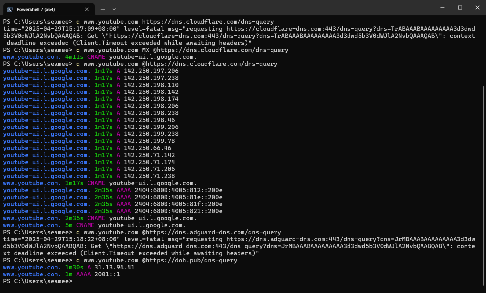 分享两个DoH服务测试工具 - 开发调优 - LINUX DO