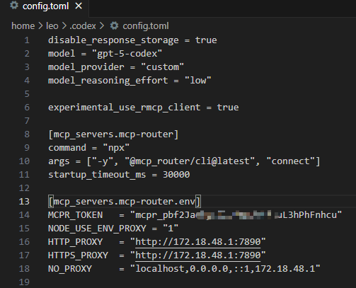 如何在win10的WSL中使用codex连接mcp router？ - 开发调优 - LINUX DO