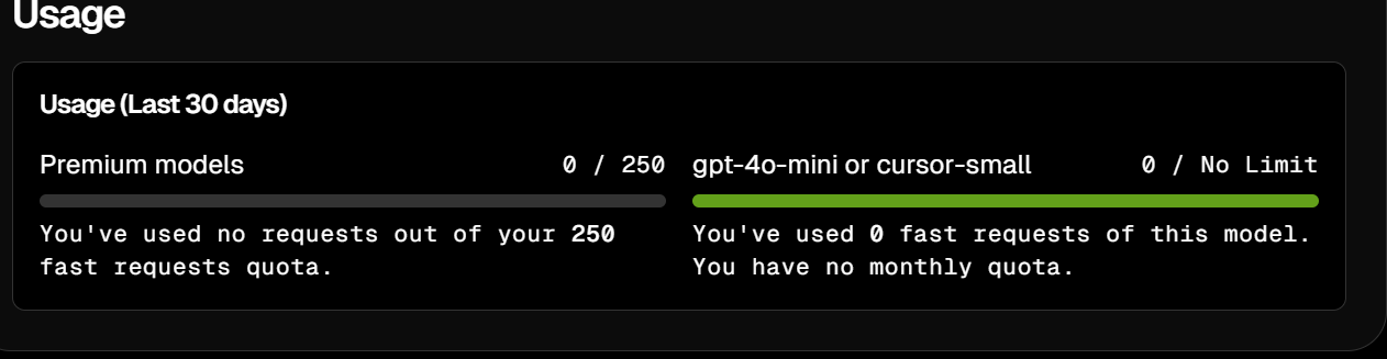 cursor新政策吗？只有50条Claude和200条4o-mini了！ - 搞七捻三 - LINUX DO