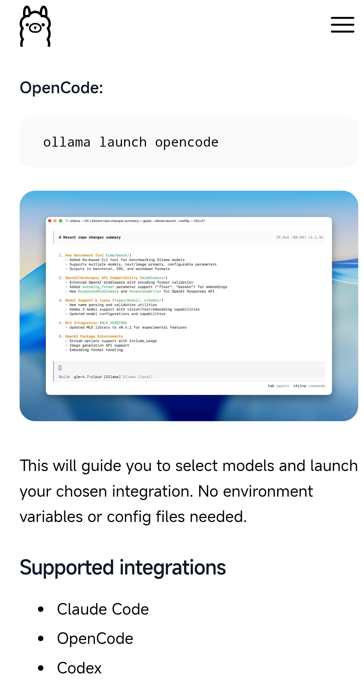 ollama支持一键使用CC、等等opencode工具啦 - 前沿快讯 - LINUX DO
