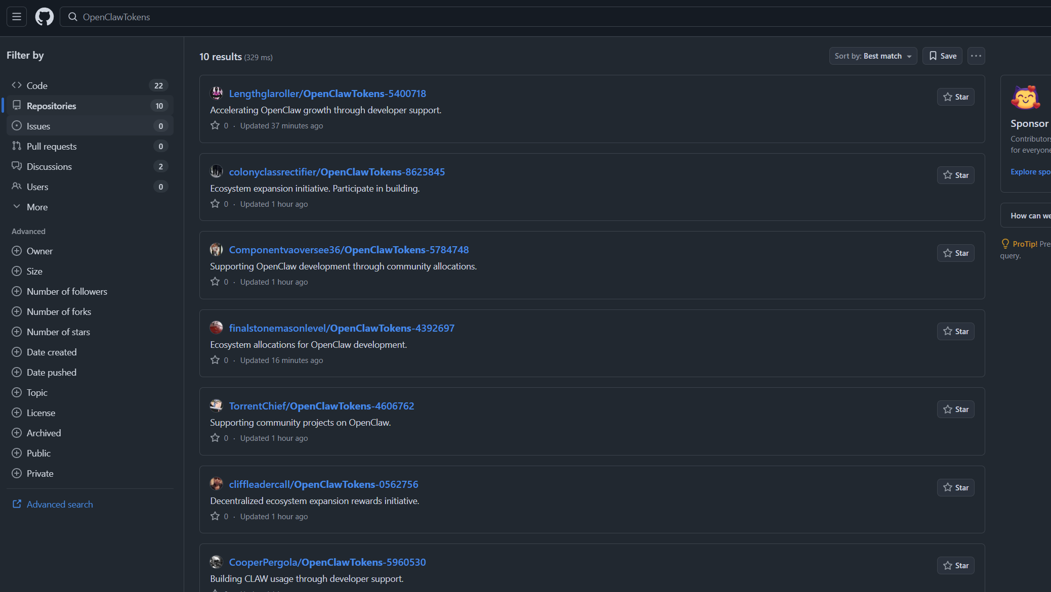 恶意诈骗邮件提醒：Open Claw GitHub Contributors Allocation: 5000.00 $CLAW ...