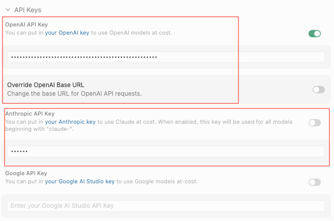 cursor 不能自定义 anthropic 的 api url 吗 - 开发调优 - LINUX DO